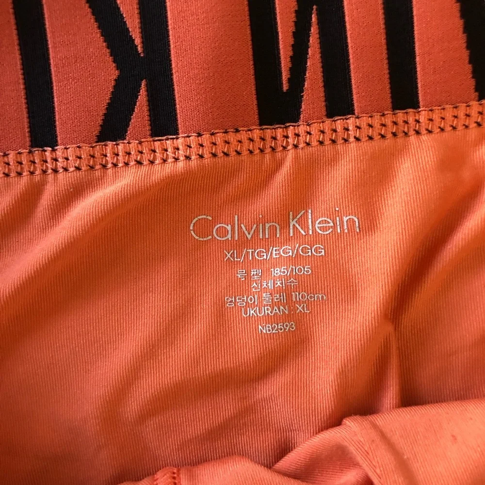 Calvin Klein Black & Orange Men's Boxer Briefs Set